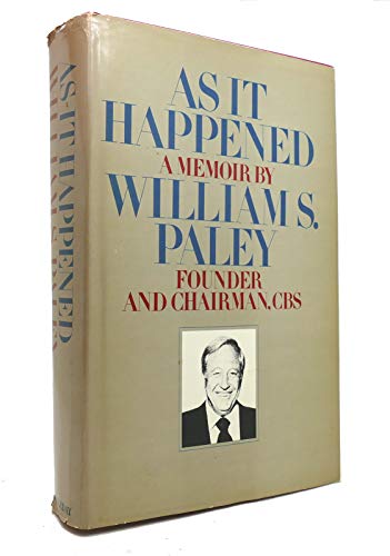 As it happened: A memoir