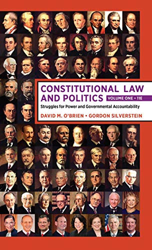 Constitutional Law and Politics: Struggles for Power and Governmental Accountability (1)