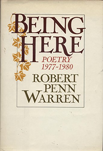 Being Here: Poetry 1977 - 1980