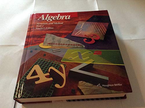Algebra: Structure and Method - Book 1, Teacher's Edition