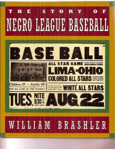 Cover of The Story of Negro League Baseball by Brashler, William, hardcover Book