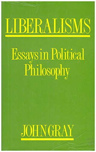 Liberalisms:Essays Pol Philos