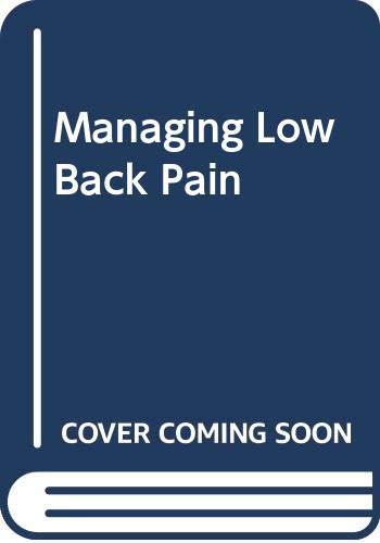 Managing low back pain