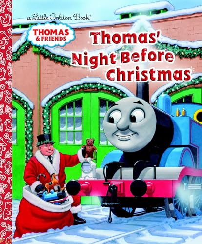 Thomas' Night Before Christmas (Thomas & Friends) (Little Golden Book)