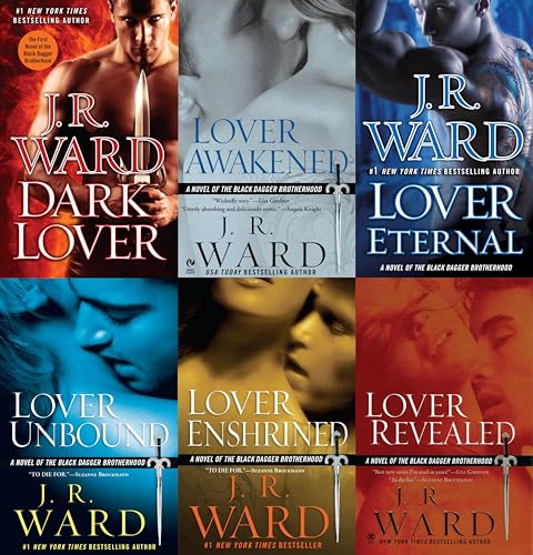 Black Dagger Brotherhood, boxed set: Dark Lover, Lover Eternal, Lover Awakened, Lover Unbound, Lover Revealed, Lover Enshrined
