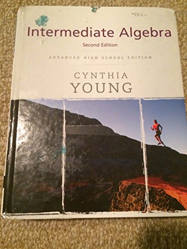 Intermediate Algebra: Advanced High School Edition