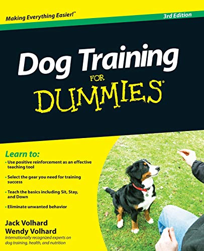 Dog Training For Dummies 3e - by Volhard, Jack - Paperback