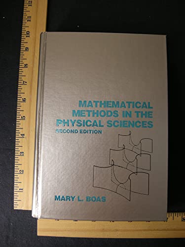 Mathematical Methods in the Physical Sciences