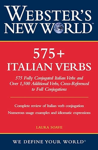 Webster's New World 575+ Italian Verbs (English and Italian Edition)