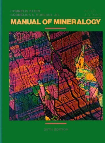 Manual of Mineralogy (after James D. Dana)