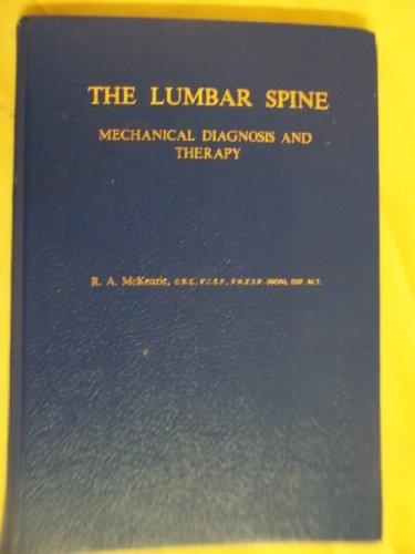 Cover of Lumbar Spine Mechanical Diagnosis and Therapy by McKenzie, Robin A., hardcover Book