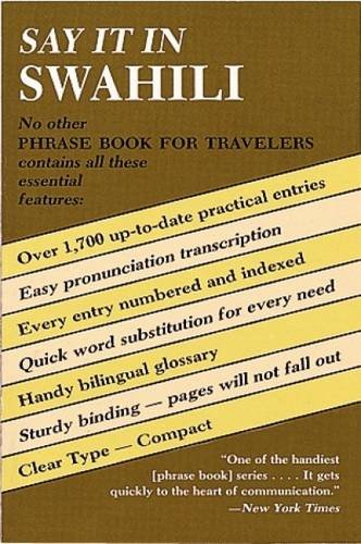 Cover of Say It in Swahili (Dover Language Guides Say It Series) by Dover, paperback Book