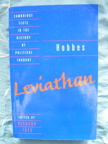 Hobbes: Leviathan (Cambridge Texts in the History of Political Thought)