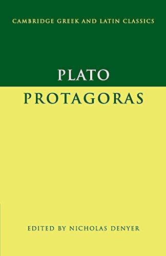 Plato: Protagoras (Cambridge Greek and Latin Classics)