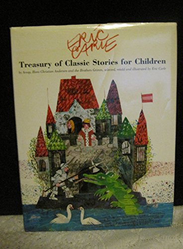 Cover of Eric Carle's Treasury of Classic Stories for Children by Aesop, Hardcover Book