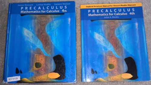 Precalculus: Mathematics for Calculus (with CD-ROM, BCA Tutorial, vMentor, and InfoTrac)