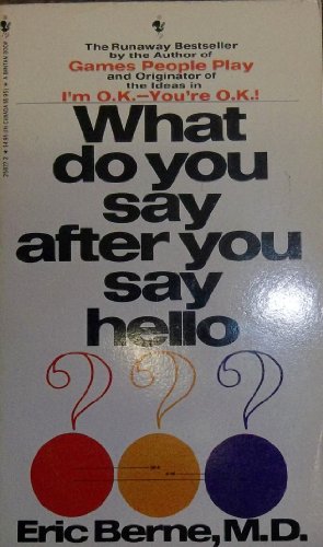 What Do You Say after You Say Hello?