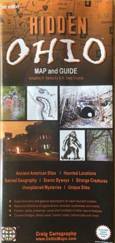 Hidden Ohio Map and Guide, 3rd edition