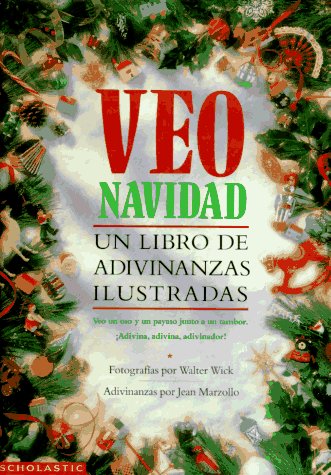 Veo navidad: un libro de adivinanzas ilustradas