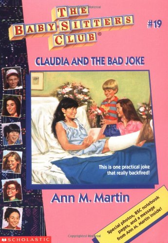 Cover of Claudia and the Bad Joke (Baby-Sitters Club, No. 19) by Martin, Ann M, paperback Book