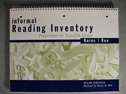 Informal Reading Inventory: Preprimer to Twelfth Grade, Sixth Edition