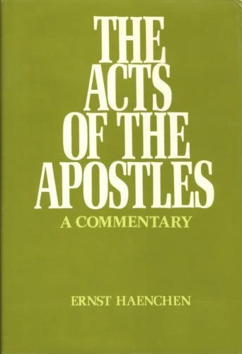 Acts of the Apostles: A Commentary (English and German Edition)