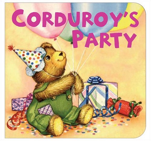 Cover of Corduroy's Party by McCue, Lisa, board_book Book