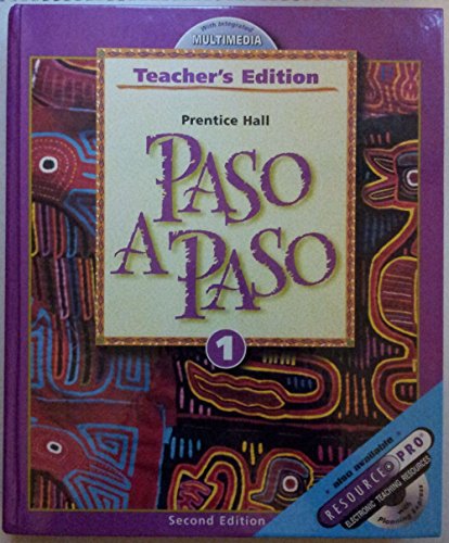 Paso a Paso, Level 1, 2nd Edition, Teacher's Edition