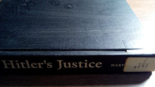 Hitler's Justice: The Courts of the Third Reich