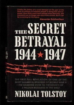 Cover of The Secret Betrayal by Tolstoy, Nikolai, hardcover Book