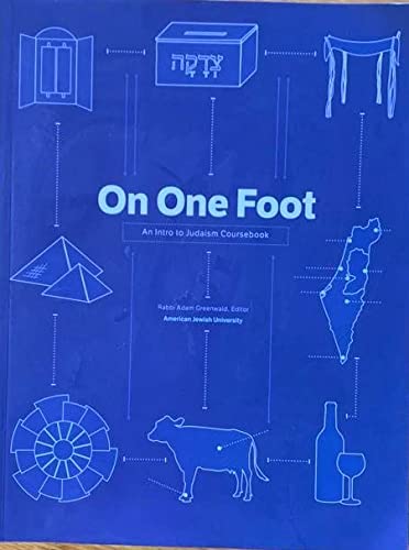 Cover of On One Foot - An Introduction to Judaism Coursebook by ADAM GREEWALD, paperback Book