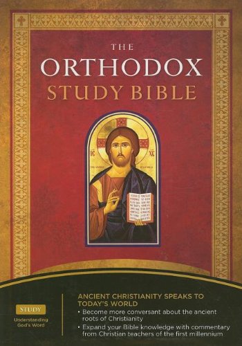 The Orthodox Study Bible: New King James Verison, Black, Bonded Leather