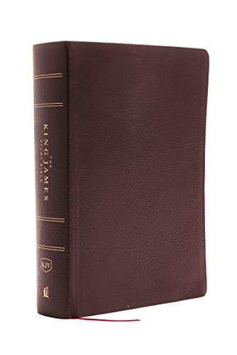 KJV, The King James Study Bible, Bonded Leather, Burgundy, Red Letter, Full-Color Edition: Holy Bible, King James Version