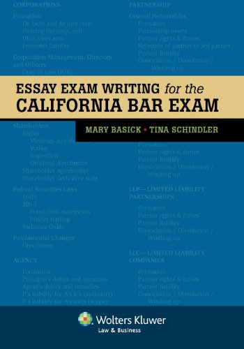 Essay Exam Writing for the California Bar Exam