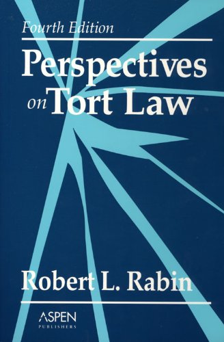 Perspectives on Tort Law (Perspectives on Law Reader Series)