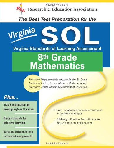 Virginia SOL Grade 8 Math (Virginia SOL Test Preparation)