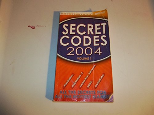Cover of Secret Codes 2004, Volume 1 by BradyGames, paperback Book