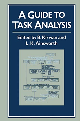 A Guide To Task Analysis: The Task Analysis Working Group