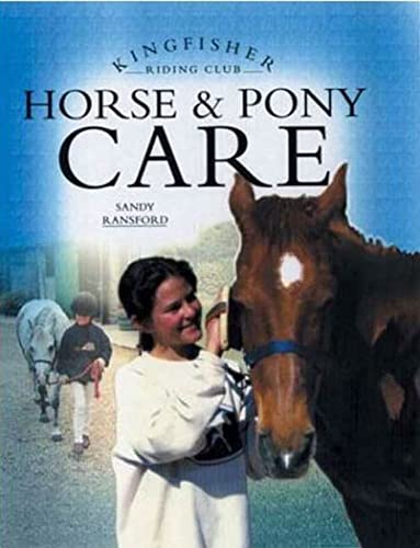 Cover of Horse & Pony Care by Sandy Ransford, hardcover Book