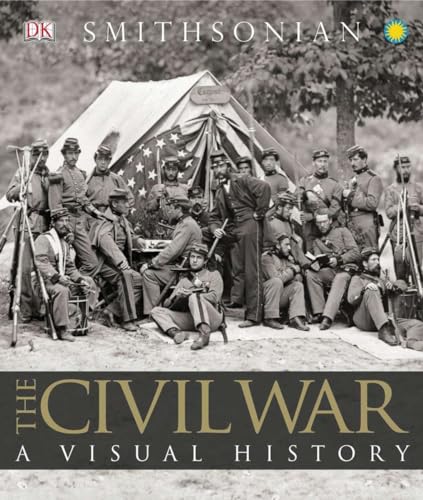 Cover of The Civil War: A Visual History by DK, hardcover Book