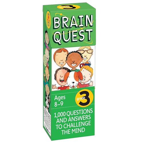 Brain Quest 3rd Grade Q&A Cards: 1000 Questions and Answers to Challenge the Mind. Curriculum-based! Teacher-approved! (Brain Quest Smart Cards)
