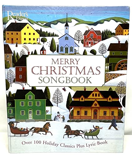 Cover of The Reader's Digest Merry Christmas Songbook by William L. Simon, hardcover_spiral Book
