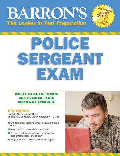 Barron's Police Sergeant Examination (Barrons Educational Series)