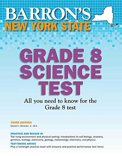 New York State Grade 8 Science Test (Barron's Test Prep NY)