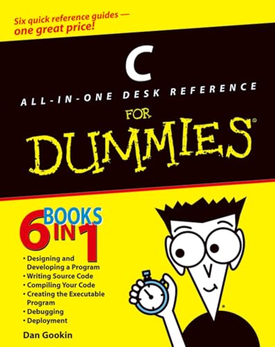 Cover of C All-in-One Desk Reference For Dummies by Gookin, Dan, paperback Book