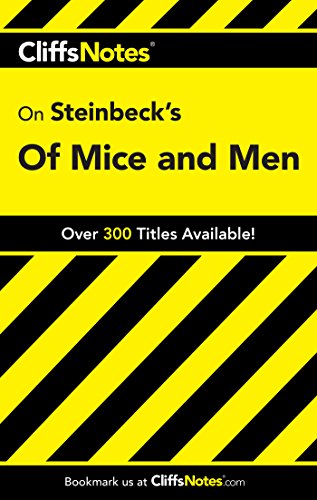 Cliffsnotes on Steinbeck's of Mice and Men (Cliffsnotes Literature Guides)