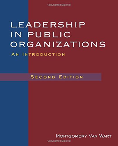 Leadership in Public Organizations