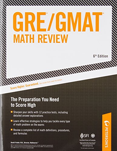 ARCO GRE/GMAT Math Review 6th Edition (Gre Gmat Math Review)