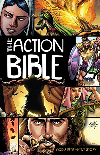Cover of The Action Bible by Doug Mauss, hardcover Book