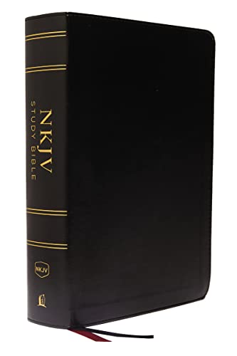 NKJV Study Bible, Leathersoft, Black, Full-Color, Comfort Print: The Complete Resource for Studying God’s Word